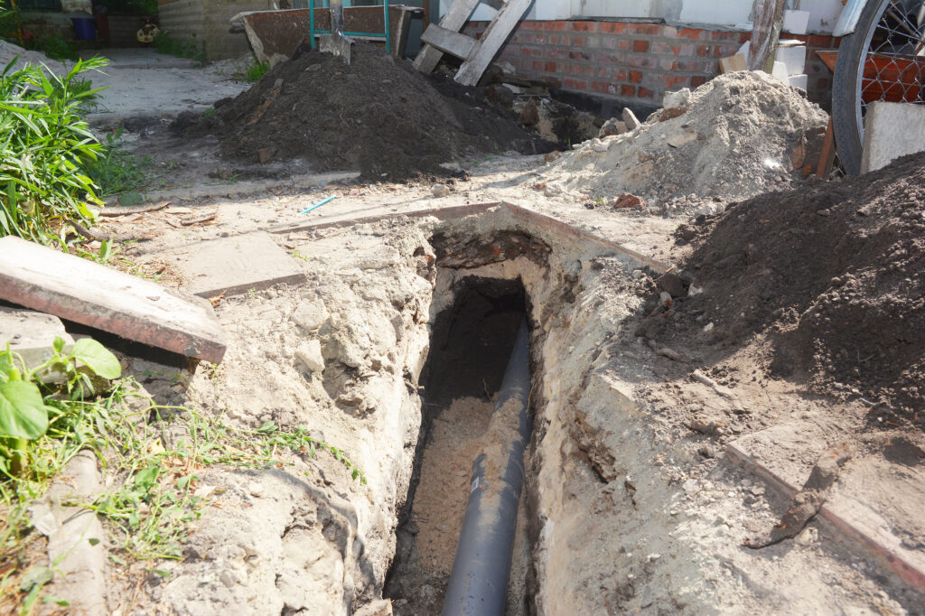 Residential Sewer Line Replacement in Fishers, IN
